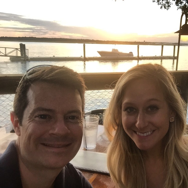 Troy and I on our recent BabyMoon -- a honeymoon of sorts before Madelyn arrives. 