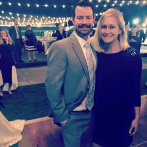 Troy and I at a wedding last weekend. At 37.5 weeks, I still managed to dance for a couple hours!