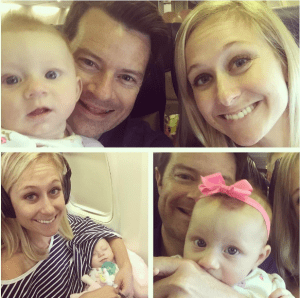 A family pic from our trip to Texas to visit family. Troy's been a Super Dad when I've been away!